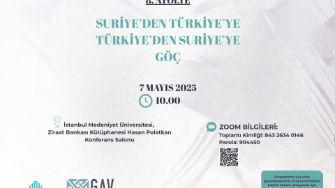 8. TYAP Atölyesi: “Suriye’den Türkiye’ye, Türkiye’den Suriye’ye Göç” 