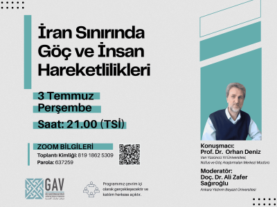 “İran Sınırında Göç ve İnsan Hareketlilikleri” Webinarı