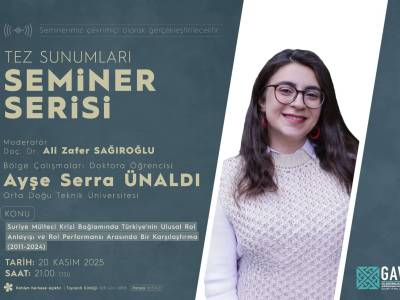 Tez Sunumları Seminer Serimiz Devam Ediyor!